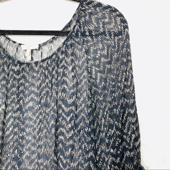 Joie Sheer Scoop Neck Blouse - Picture 3 of 5